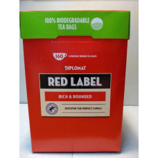 Англійський Чай чорний в пакетиках Diplomat Red Label 0,5 кілограм